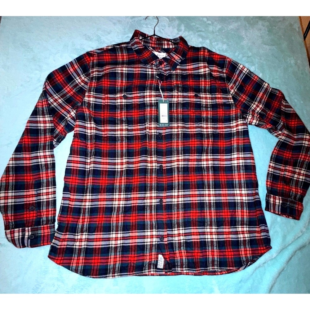 Alpine Design Flannel Shirt Men XXL‎ NWT Mad Hike Midweight Plaid Button Down